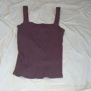 Express xs dark purple tank top